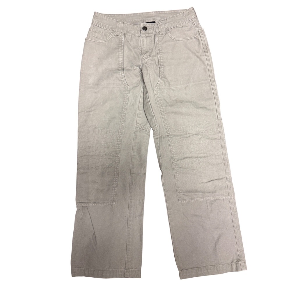 Patagonia Vintage Organic Cotton Double Knee Canvas Work Pants Womens 4